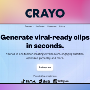 Crayo – giao diện công cụ