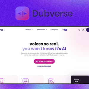 Dubverse.AI – giao diện công cụ