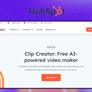 Hubspot Clip Creator – giao diện công cụ