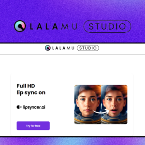 Lalamu Studio – giao diện công cụ