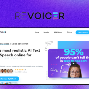 Revoicer – giao diện công cụ