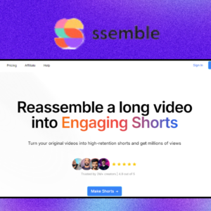 Ssemble – giao diện công cụ