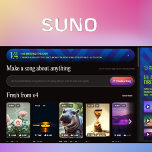 Suno v4 – giao diện công cụ
