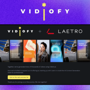 Vidyofy AI – giao diện công cụ