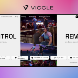 Viggle – giao diện công cụ