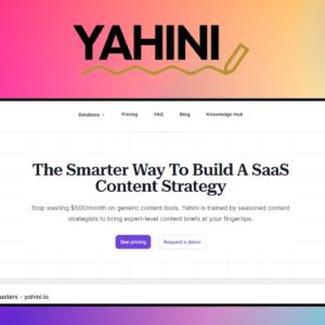 Yahini – giao diện công cụ