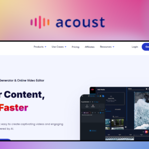 Acoust – giao diện công cụ