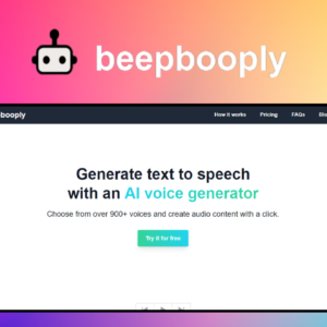 beepbooply – giao diện công cụ