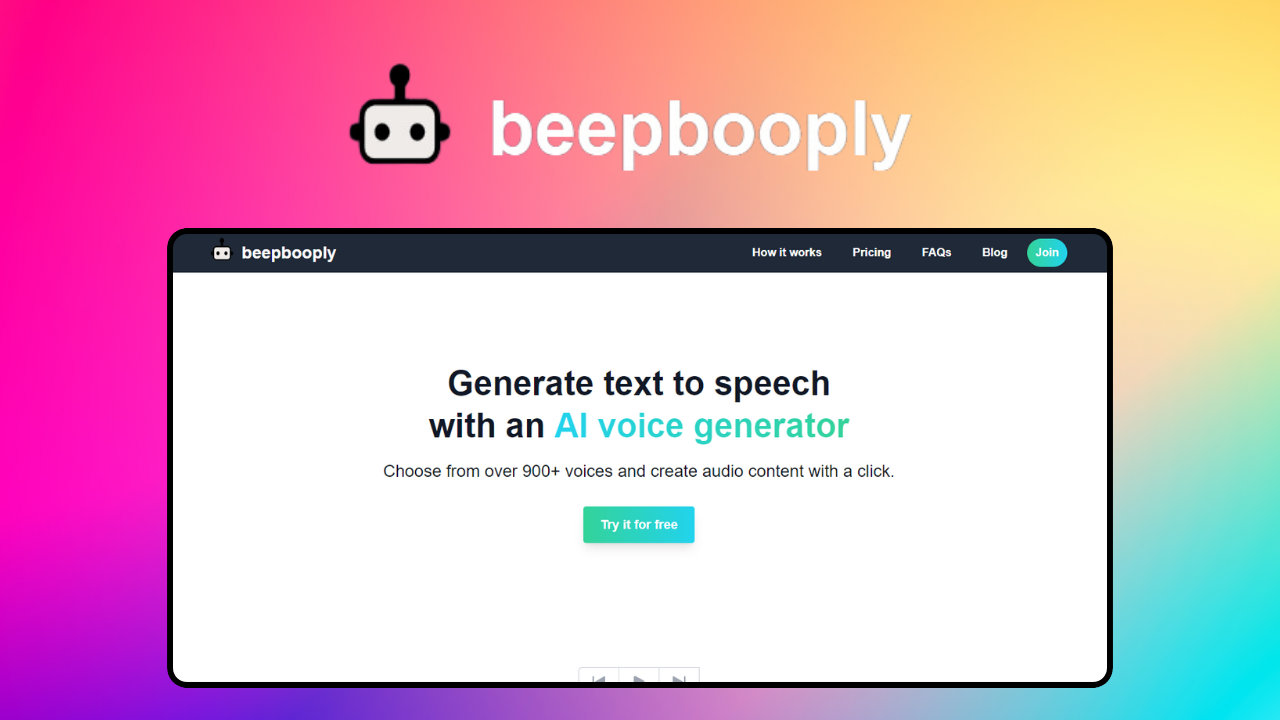 beepbooply – giao diện công cụ