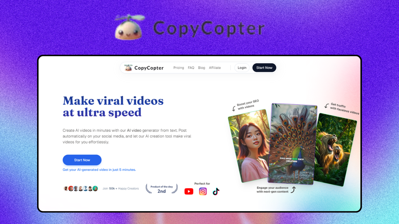 copycopter – giao diện công cụ