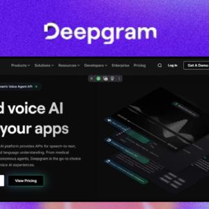Deepgram – giao diện công cụ