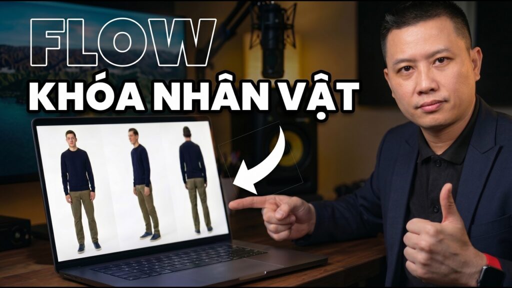 Google Flow tạo video AI khoá nhân vật