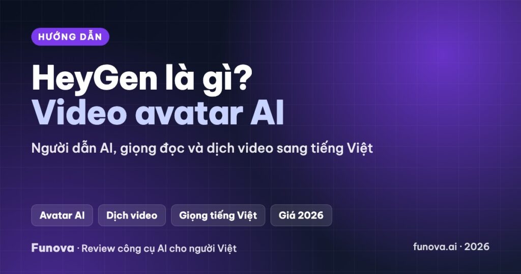 HeyGen là gì – Video avatar AI, dịch video sang tiếng Việt
