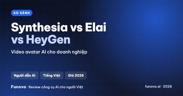 Synthesia vs Elai vs HeyGen – Video avatar AI cho doanh nghiệp